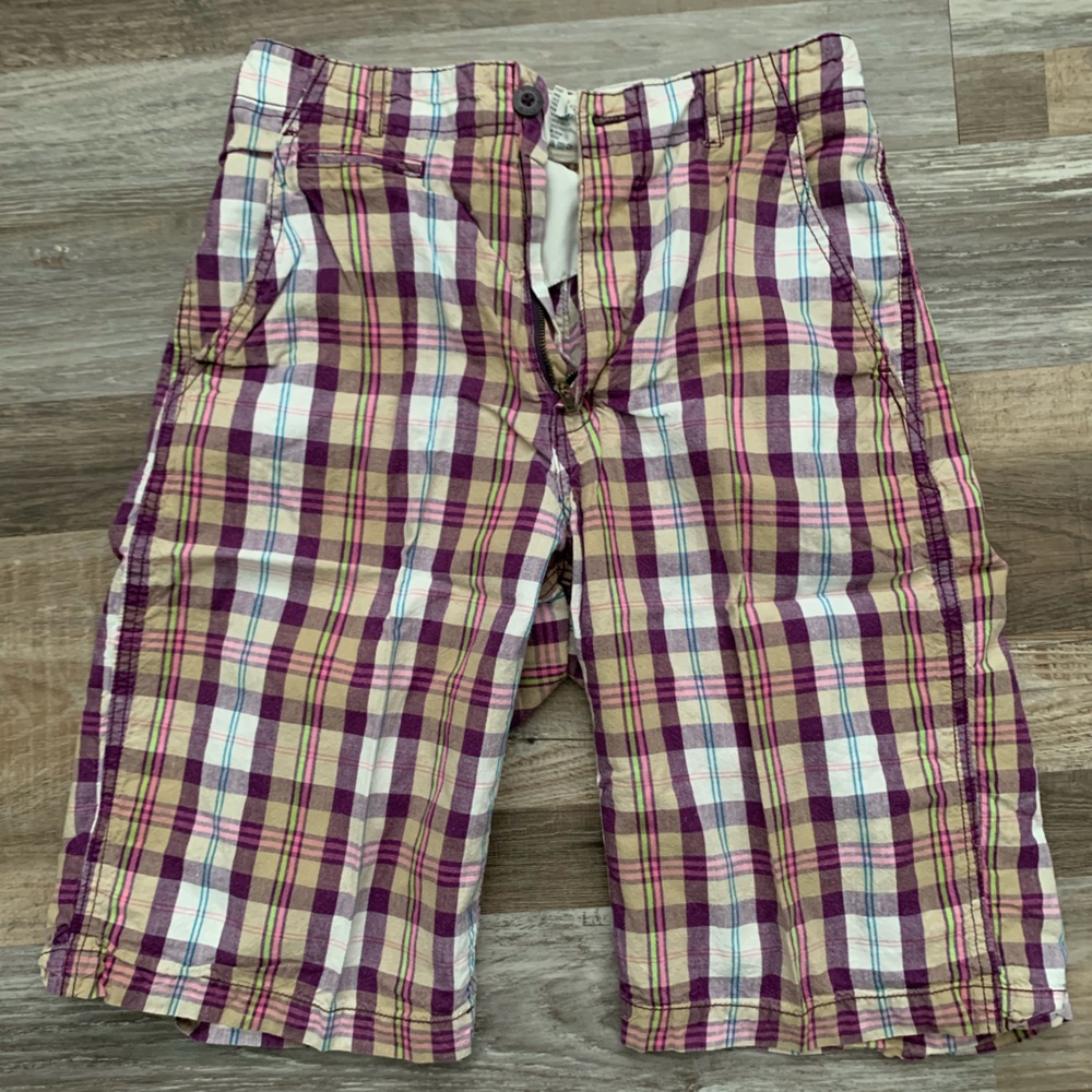 Plaid Kids Pajama Shorts